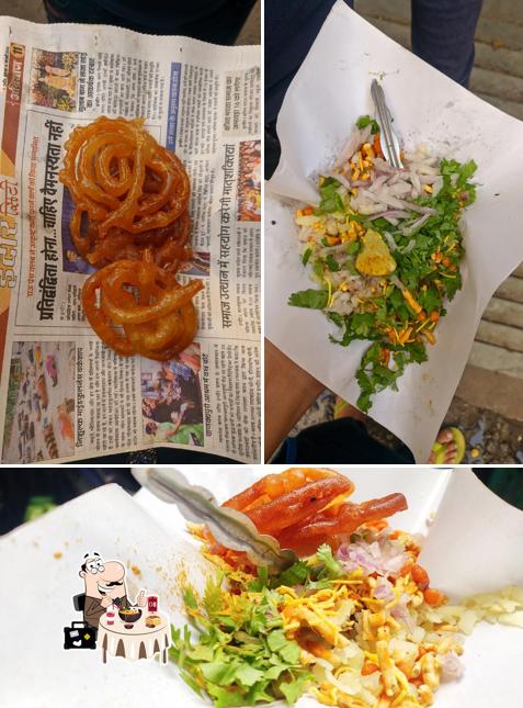 Meals at Guru Sweets Sagar And Namkeen (Poha, Jalebi, Samosa, Kachori, Aaloobada)