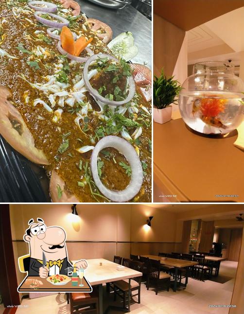 Check out the image displaying food and interior at Hotel THE 7th (SEVENTH) SPICES (Veg & Non-veg)