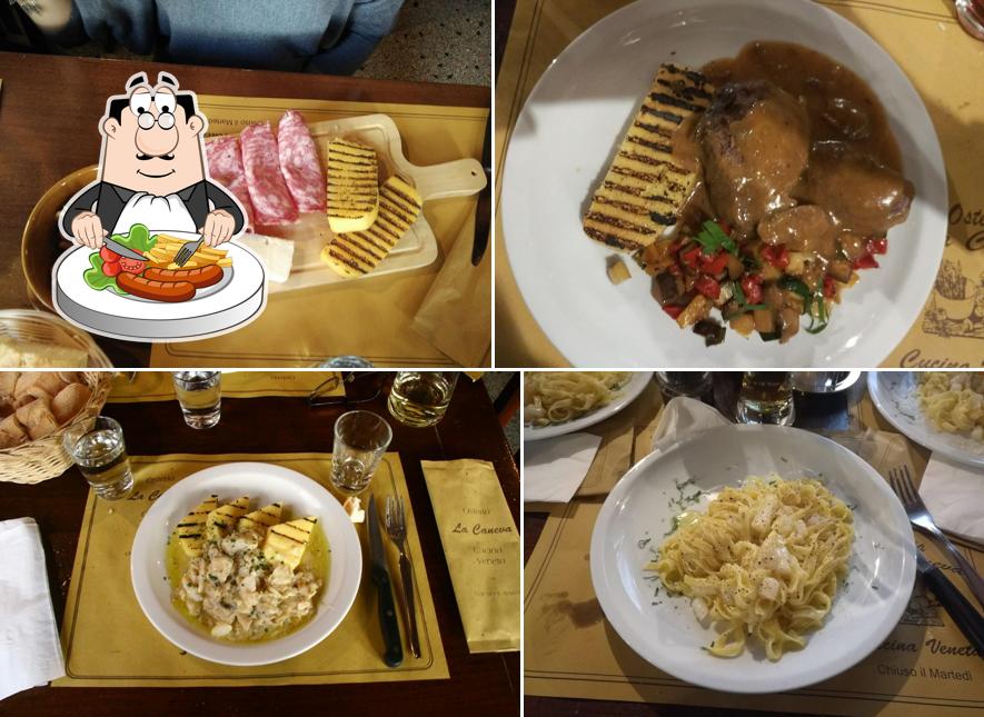 Platti al Bar Osteria alla Caneva