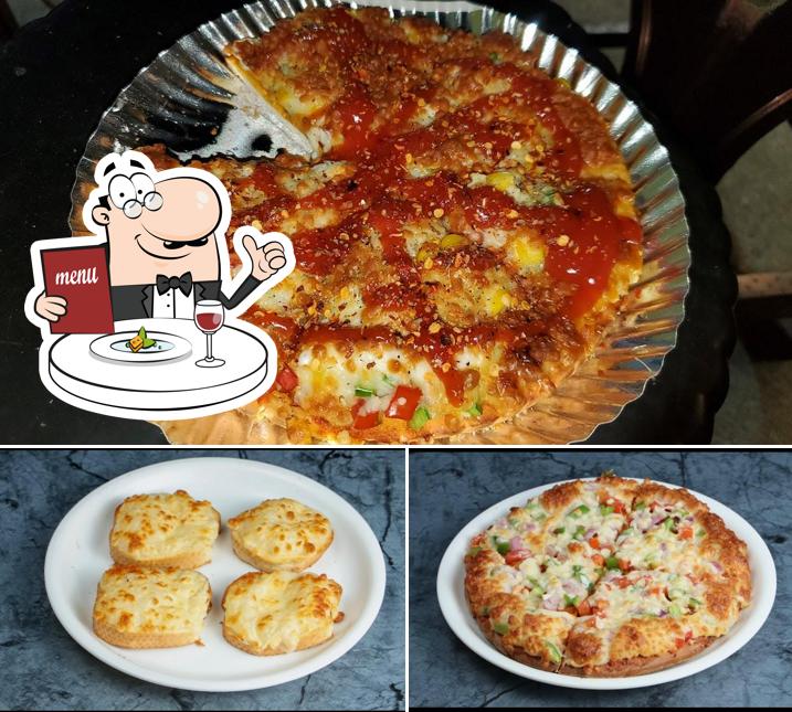 Food at Red Brick Pizza