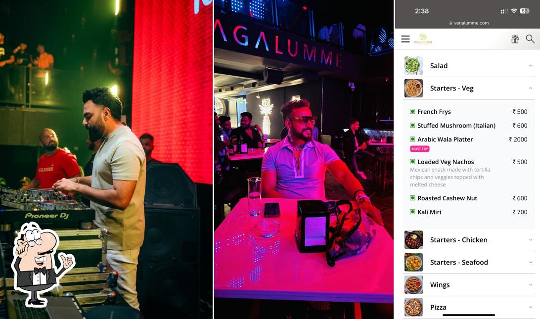 The interior of VAGALUMME Nightclub