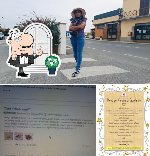 Goditi la vista dall'area esterna di Ristorante Massimino