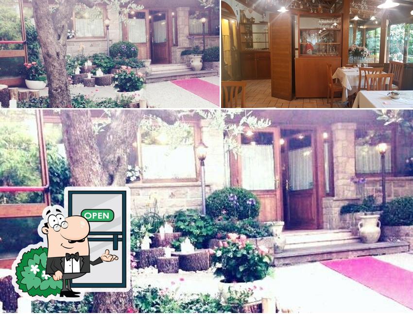 Dai un’occhiata alla immagine che mostra la esterno e interni di Trattoria Pizzeria Al Castellaro