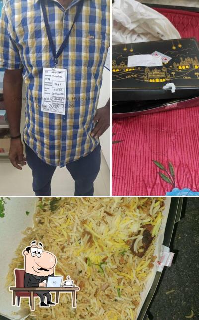 Take a look at the photo depicting interior and food at Behrouz Biryani
