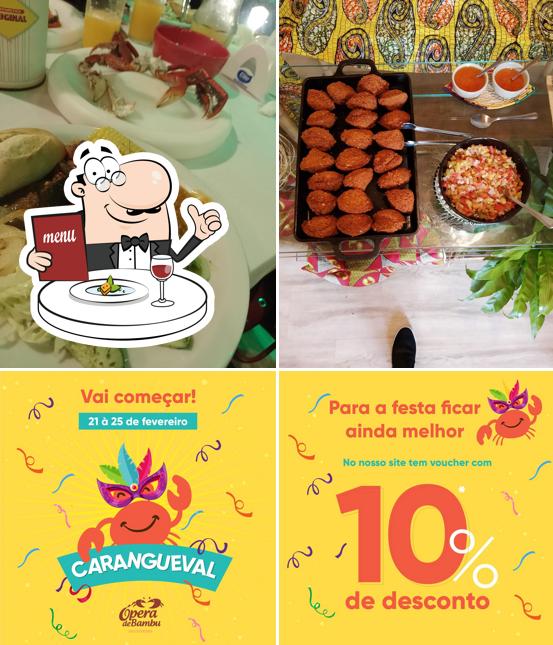 Comida em Ópera de Bambu