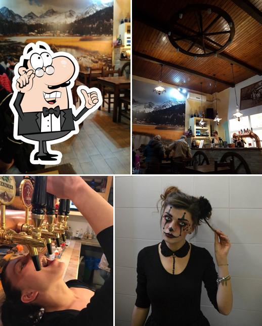 Gli interni di Golden Saloon