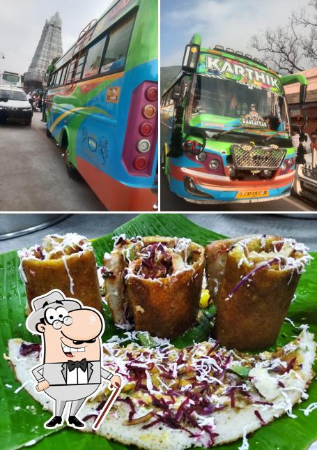 Check out the picture showing exterior and food at ASAI DOSAI