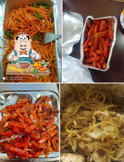 Spaghetti bolognese at China town