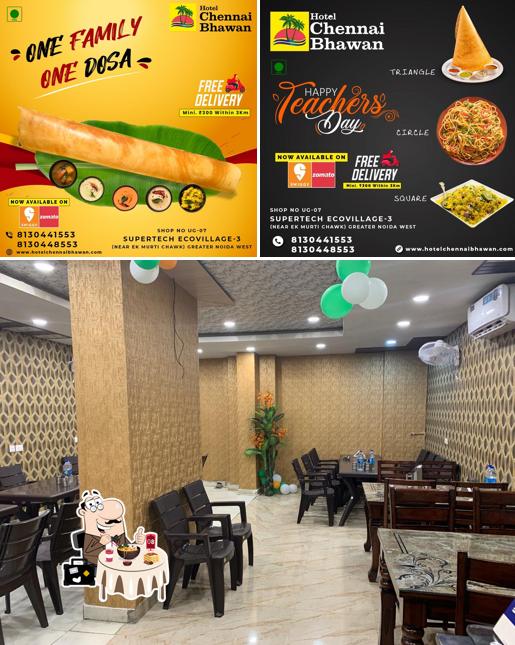 Take a look at the photo depicting food and interior at Hotel chennai bhavan