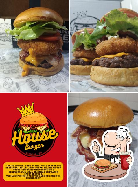 Experimente um hambúrguer no House Burguer piedade sp