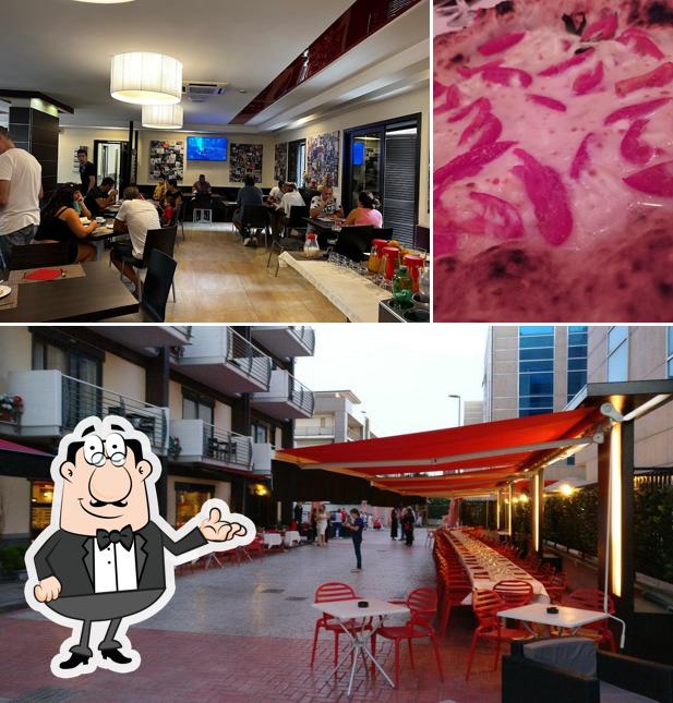 Dai un'occhiata agli interni di Luna Rossa Ristorante Pizzeria