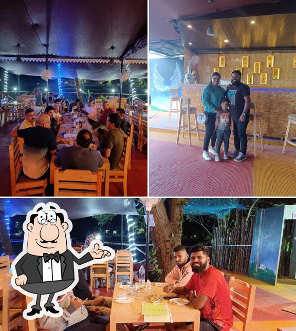 The interior of Alvares restaurant and bar