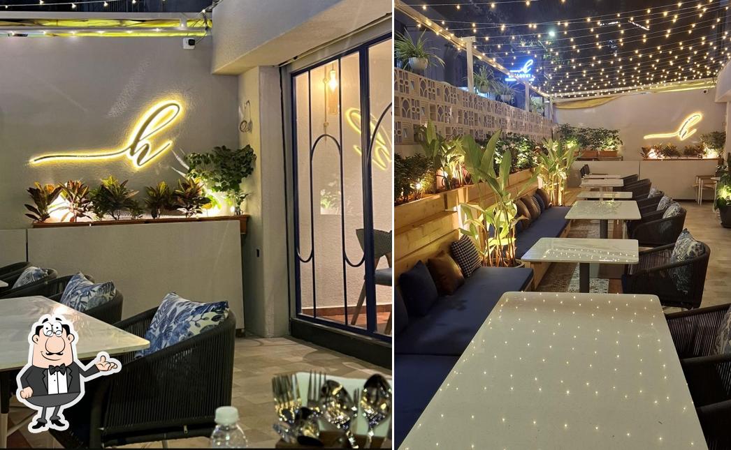 The interior of Halloumi- Lebanese Kitchen and Bakehouse