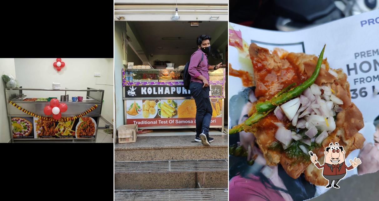 Food at Kollapuri Chats