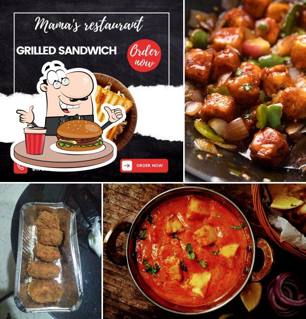 Get a burger at MAMA'S TAKE AWAY - PURE VEG RESTAURANT