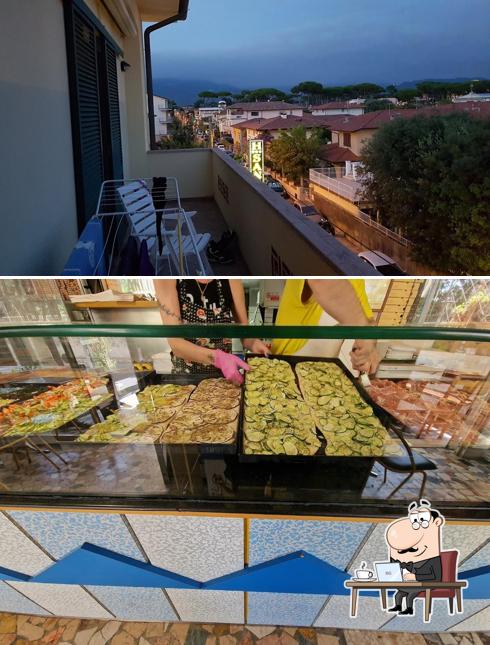 Gli interni di Pizzeria Da Angiò