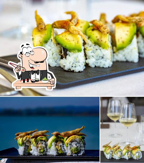 Prenditi le diverse opzioni di sushi