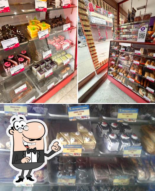 Take a seat at one of the tables at The Sugarr & Spice