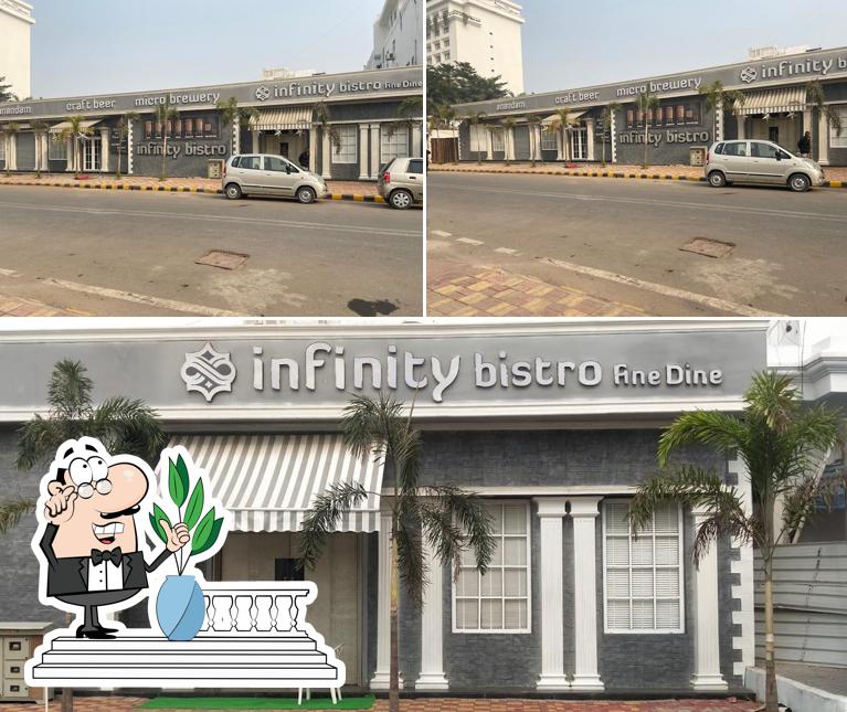 The exterior of Infinity Bistro