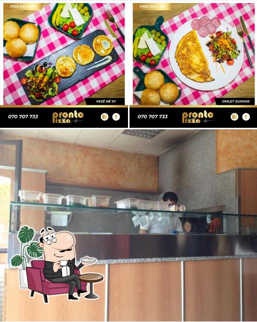 Dai un'occhiata agli interni di Pronto Pizza