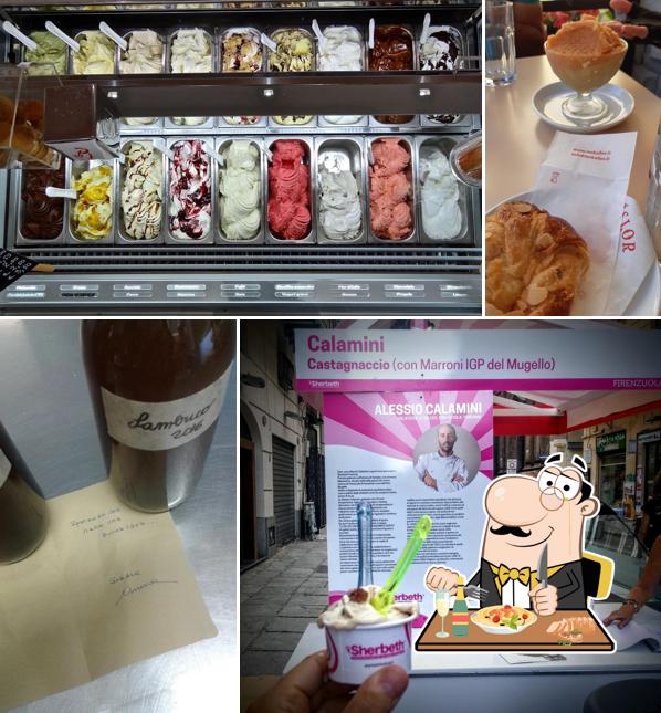 Platti al Gelateria Le Delizie