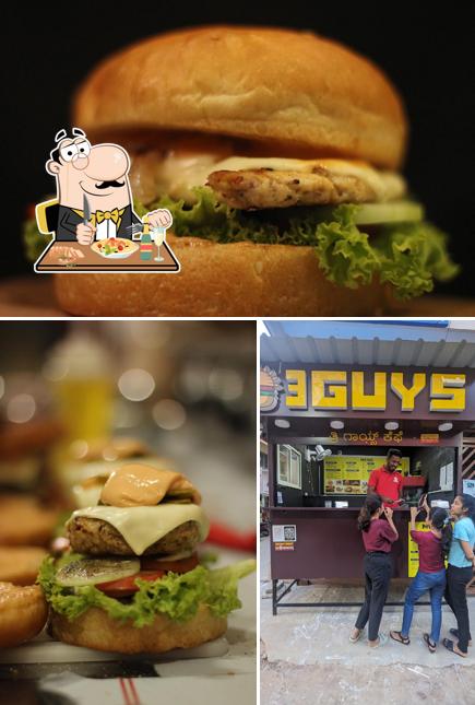 Food at 3 Guys Cafe