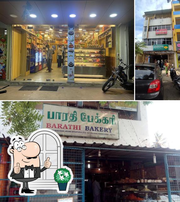 The exterior of Barathi Bakery and Sweets