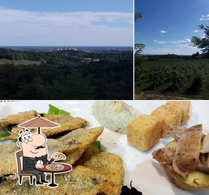 Questa è la immagine che presenta la esterno e cibo di Casa Coste