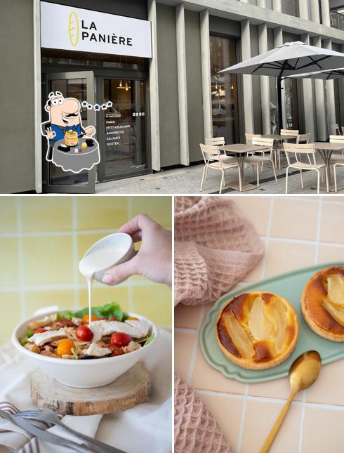 Tra le varie cose da La Panière - L'Étang si possono trovare la cibo e interni