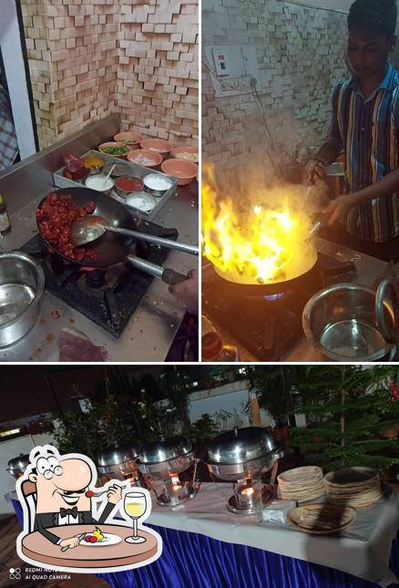 Food at The Biryani and Kebab House