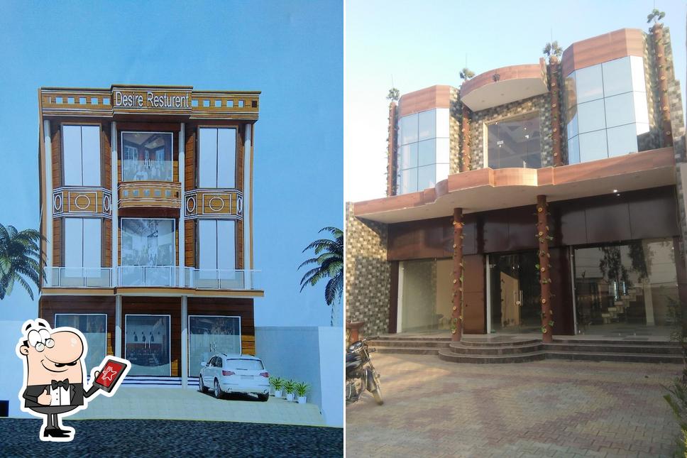 The exterior of Shiv Ganga resort