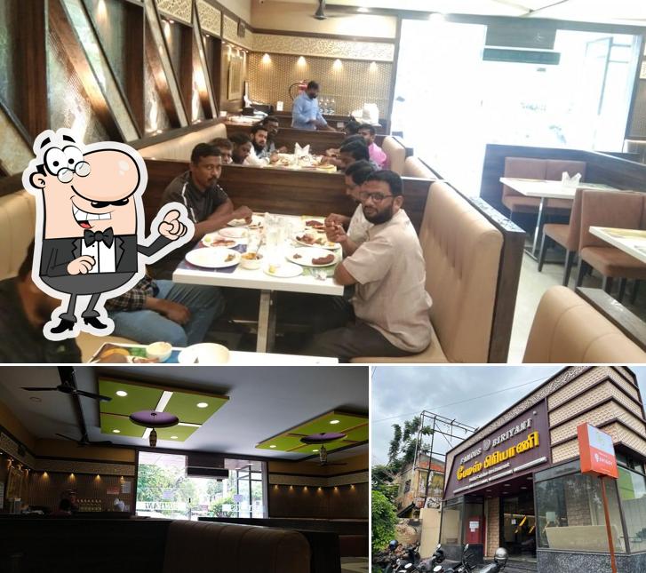 The restaurant's interior and exterior