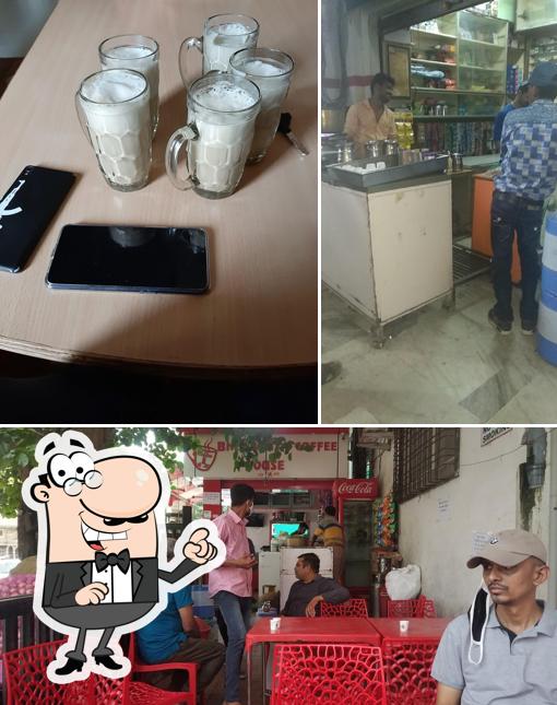 The interior of Bhagwati Coffee House