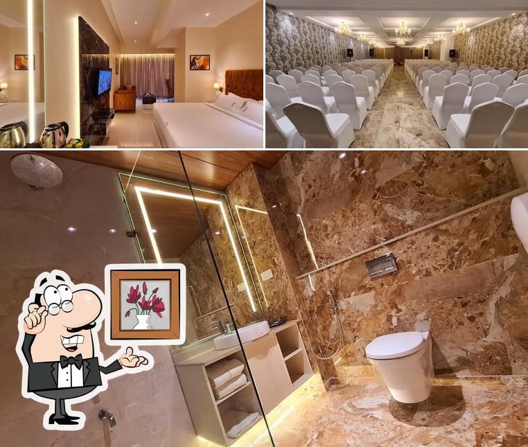 Take a seat at one of the tables at Galaxy Restaurant