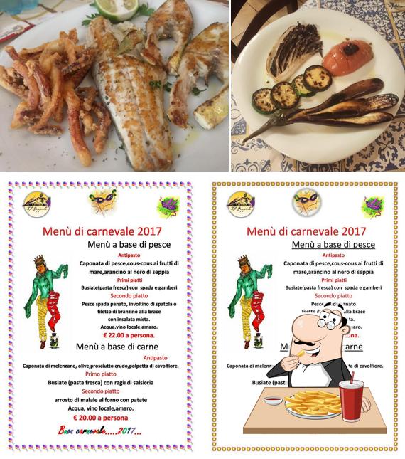 Assaggia le patatine fritte a Osteria Il Grappolo