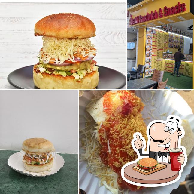 Order a burger at Shree Shakti Sandwich And Snacks