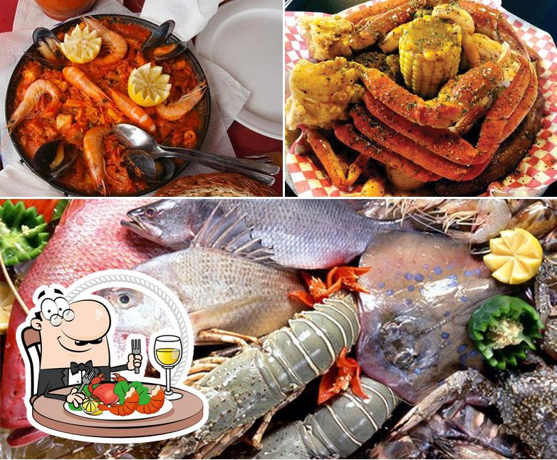 Get seafood at Thangis Kitchen