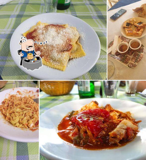 Cibo al Trattoria del Grillo