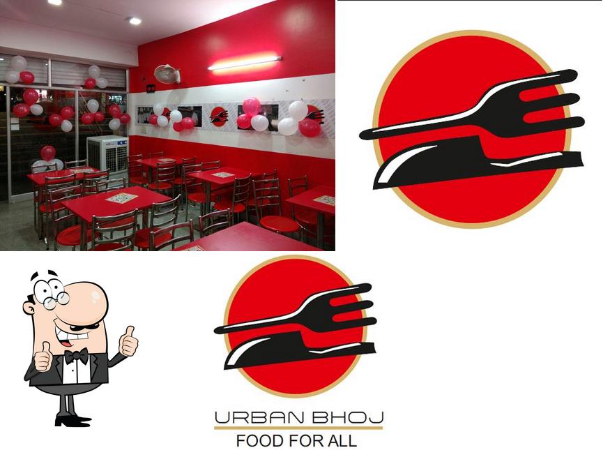 See this picture of Urban Bhoj