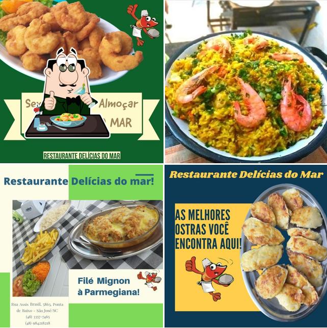 Platos en Restaurante Delícias do Mar