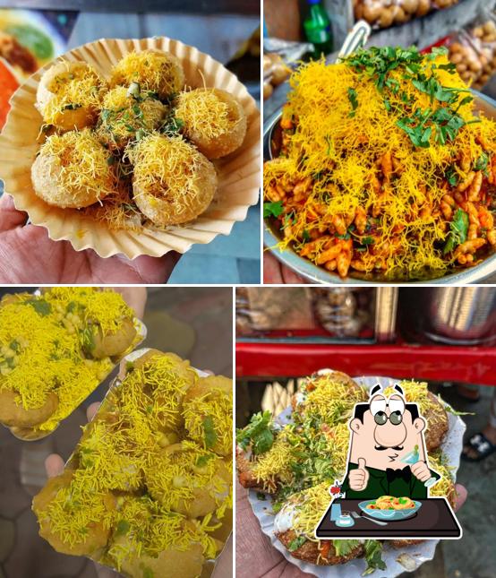 Dahi puri at Shree Krishna Panipuri Center