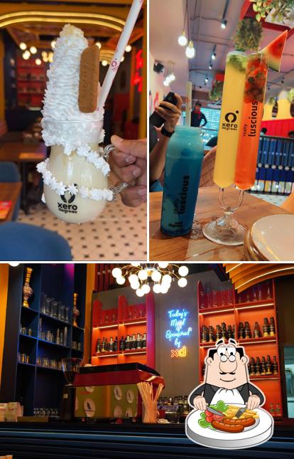 The restaurant's food and beverage