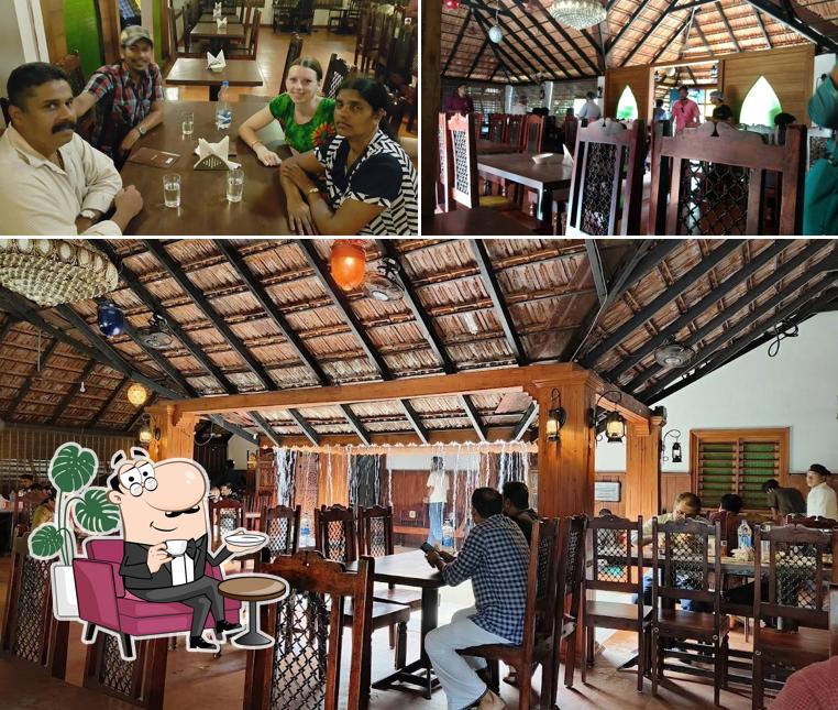 The interior of Raandhal Restaurant