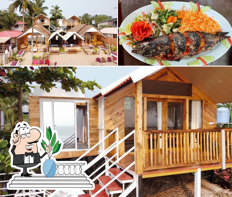 Take a look at the image displaying exterior and food at ducknChill-Agonda