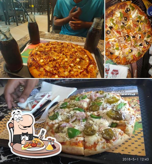 At B13, you can try pizza