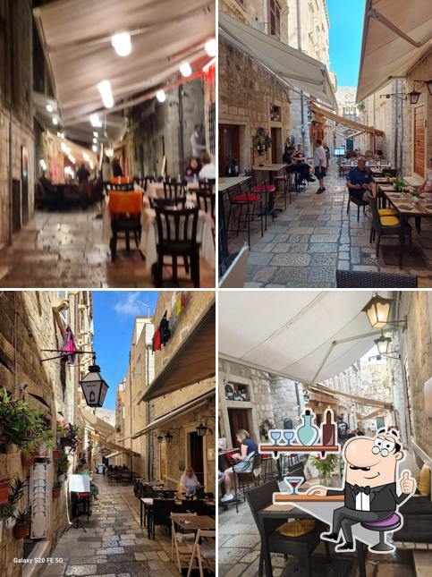 Gli interni di Food Bar Guloso