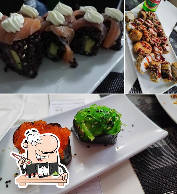 Prenditi le diverse opzioni di sushi