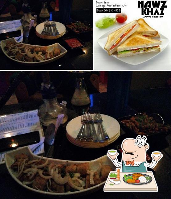 Food at HAWZ KHAZ Lounge & Cafe