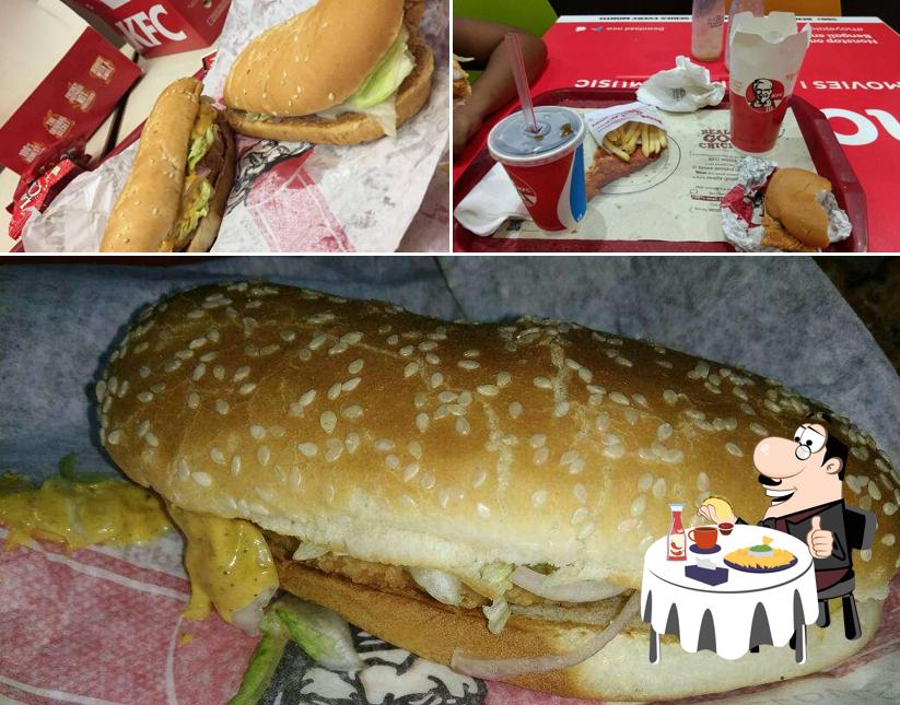 KFC offers a range of options for burger lovers