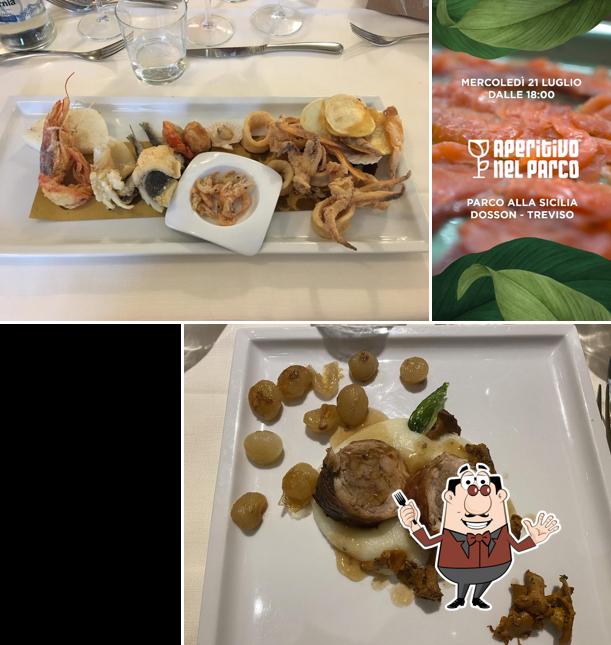 Cibo al Osteria Alla Sicilia Casa Vian